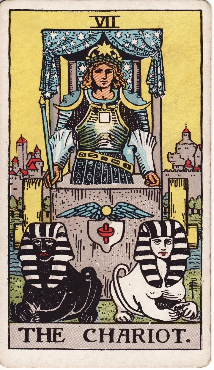 The The Chariot — Rider-Waite-Smith tarot card