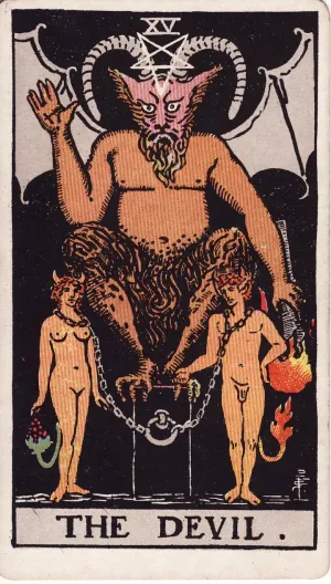 The The Devil tarot card
