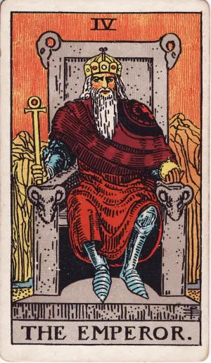 The The Emperor tarot card
