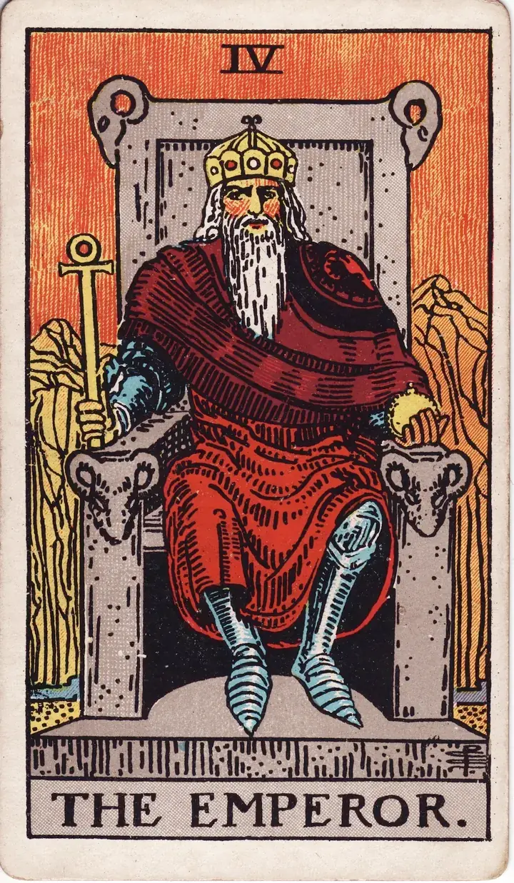 The The Emperor — Rider-Waite-Smith tarot card