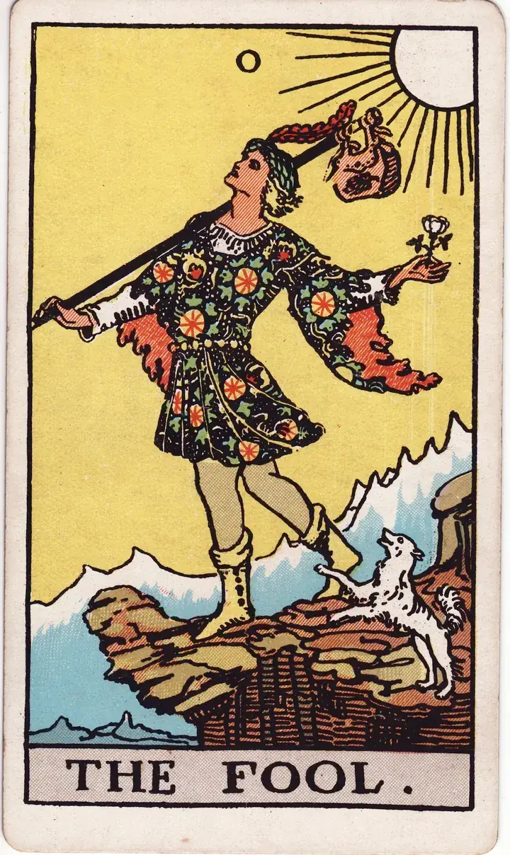 The The Fool — Rider-Waite-Smith tarot card