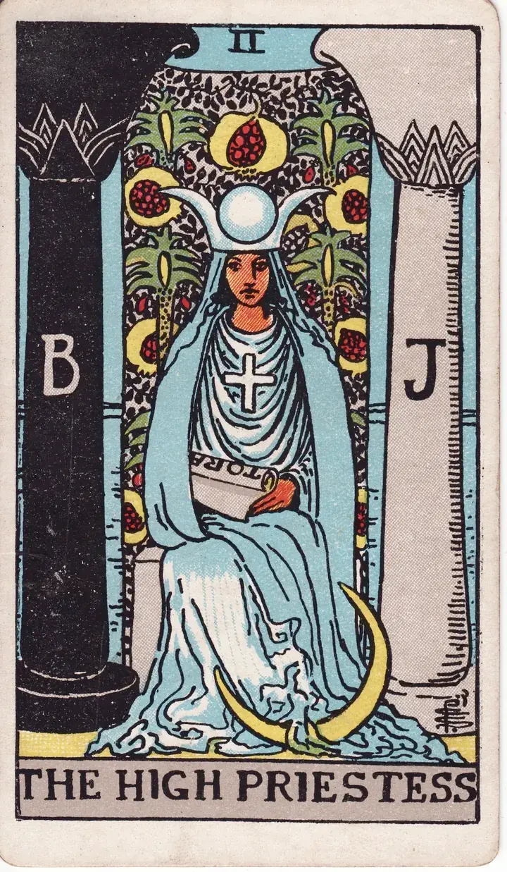 The The High Priestess — Rider-Waite-Smith tarot card