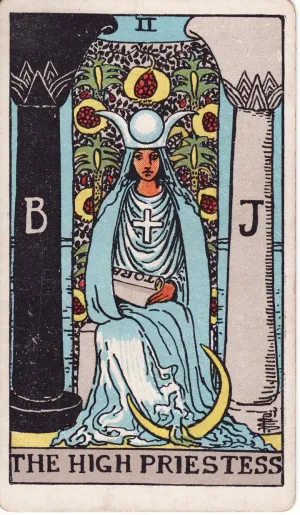 The The High Priestess tarot card