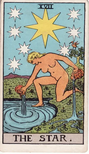 The The Star tarot card