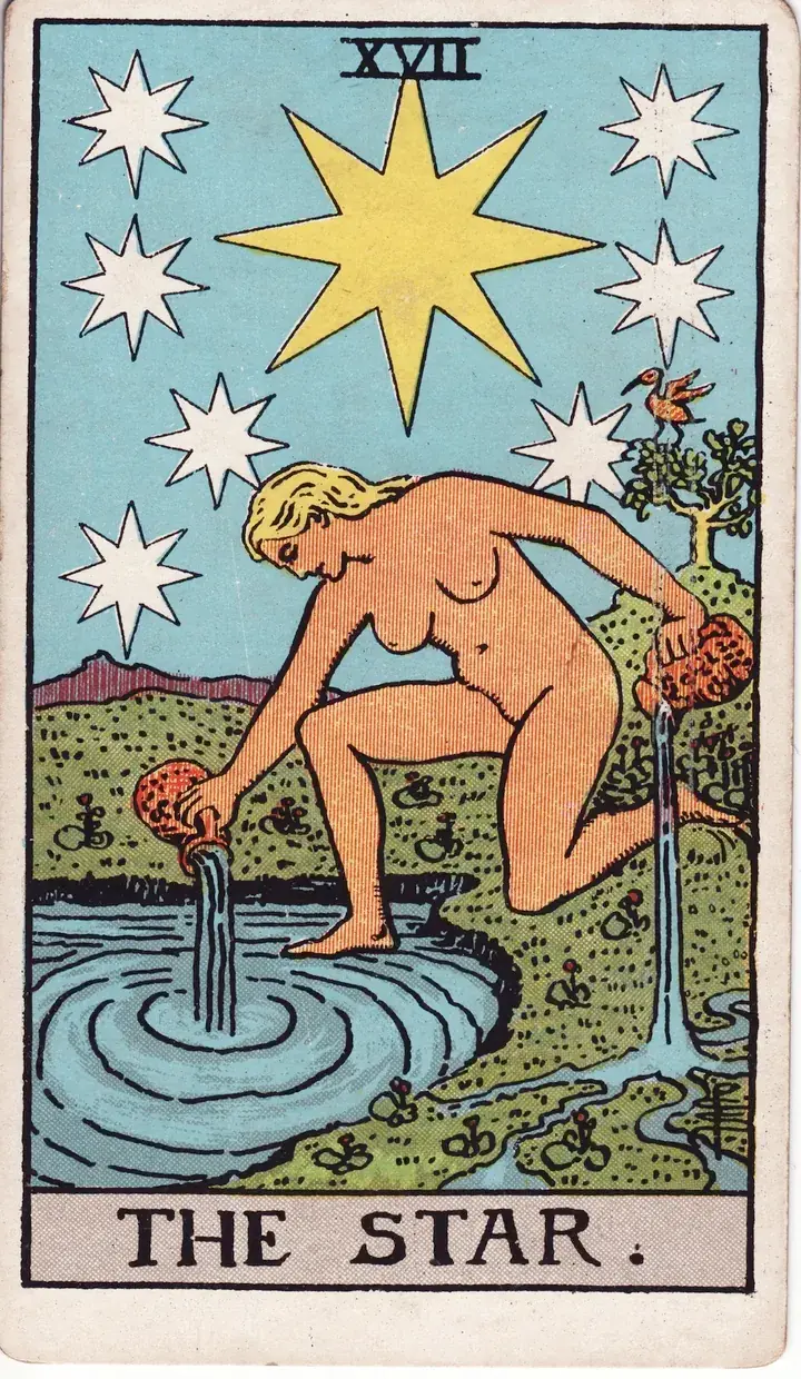 The The Star — Rider-Waite-Smith tarot card